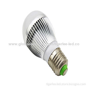 E27 LED light bulb, energy saving lamps, CRI>80, aluminum shell + PC lampshade